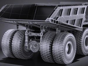 Haul Truck vray 3D Model