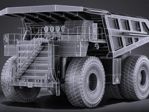 Haul Truck vray 3D Model