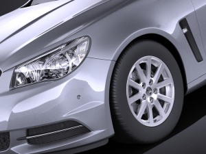 Holden VF Commodore 2014 vray Modelo 3D