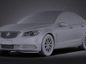 Holden VF Commodore 2014 vray 3D Model