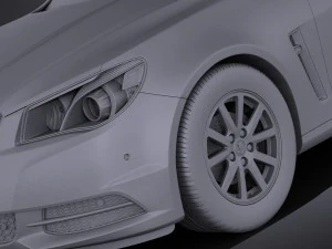 Holden VF Commodore 2014 vray 3D Model