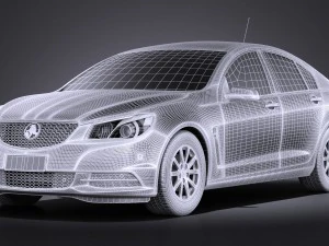 Holden VF Commodore 2014 vray 3D Model