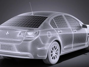 Holden VF Commodore 2014 vray 3D Model