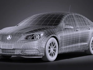 Holden VF Commodore 2014 vray 3D Model