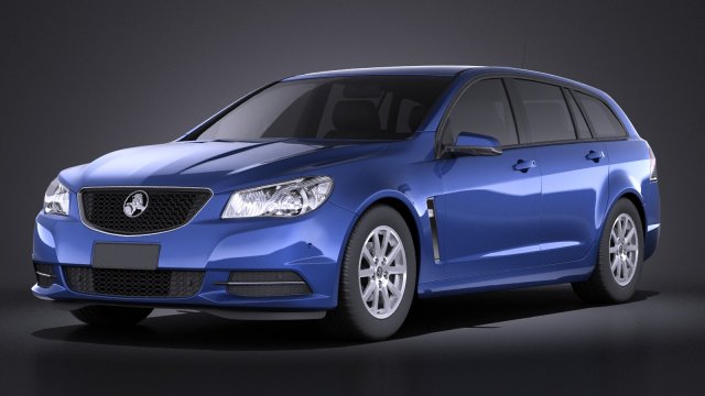 Holden VF Commodore Sportwagon 2014 vray 3D मॉडल .c4d .max .obj .3ds .fbx .stl .blend