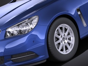 Holden VF Commodore Sportwagon 2014 vray 3D मॉडल