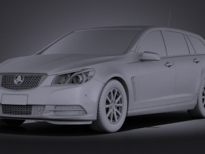 Holden VF Commodore Sportwagon 2014 vray 3D मॉडल