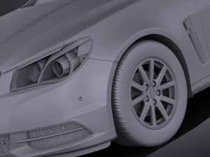 Holden VF Commodore Sportwagon 2014 vray 3D मॉडल