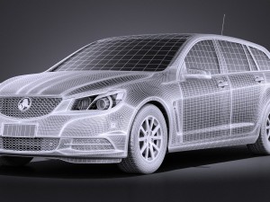 Holden VF Commodore Sportwagon 2014 vray 3D मॉडल
