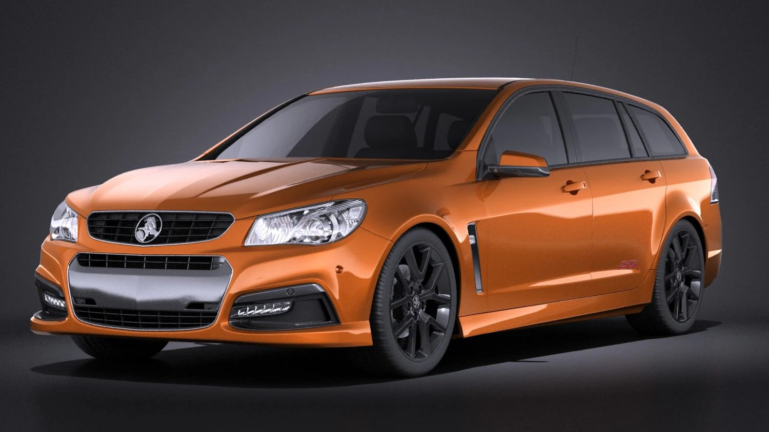 Holden VF Commodore Sportwagon SSV 2014 vray 3D Model .c4d .max .obj .3ds .fbx .stl .blend 