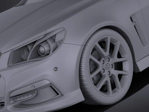 Holden VF Commodore Sportwagon SSV 2014 vray 3D Model