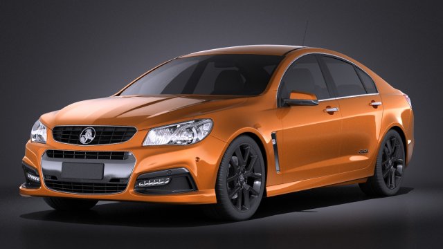 Holden VF Commodore SSV 2014 vray Model 3D .c4d .max .obj .3ds .fbx .stl .blend