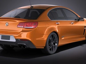 Holden VF Commodore SSV 2014 vray 3D Model