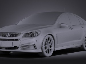 Holden VF Commodore SSV 2014 vray Model 3D