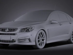 Holden VF Commodore SSV 2014 vray 3D Model