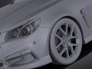 Holden VF Commodore SSV 2014 vray 3D Model