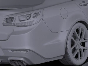 Holden VF Commodore SSV 2014 vray 3D Model