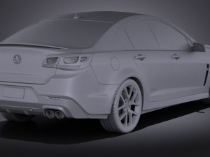 Holden VF Commodore SSV 2014 vray Model 3D