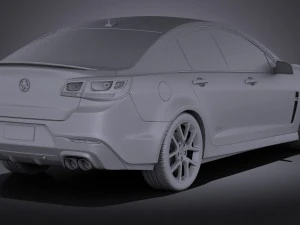 Holden VF Commodore SSV 2014 vray 3D Model