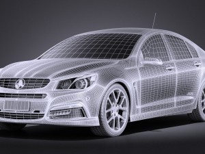 Holden VF Commodore SSV 2014 vray Model 3D