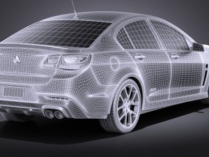 Holden VF Commodore SSV 2014 vray Model 3D