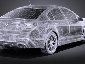 Holden VF Commodore SSV 2014 vray 3D Model