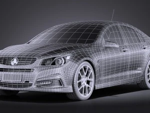 Holden VF Commodore SSV 2014 vray 3D Model