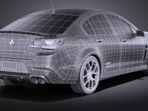 Holden VF Commodore SSV 2014 vray Model 3D