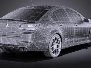 Holden VF Commodore SSV 2014 vray 3D Model