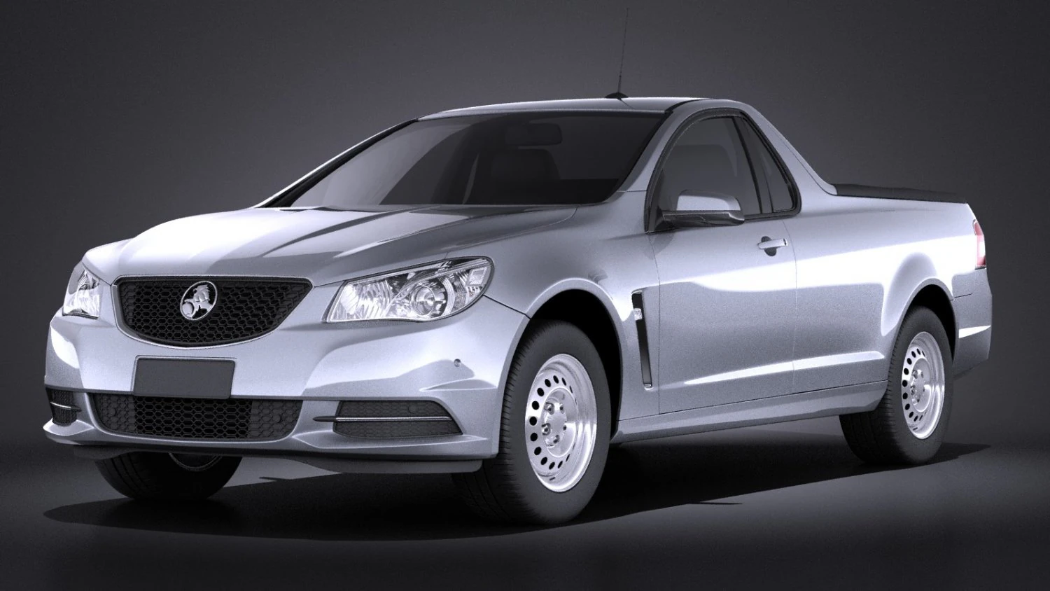 Holden VF Commodore Ute 2014 vray 3D Model .c4d .max .obj .3ds .fbx .stl .blend