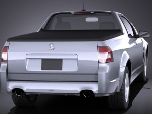 Holden VF Commodore Ute 2014 vray 3D Model
