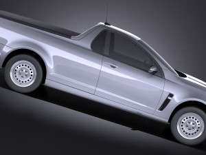 Holden VF Commodore Ute 2014 vray 3D Model