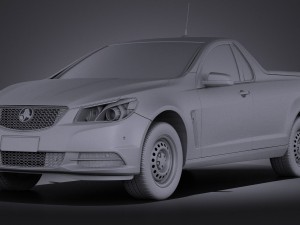 Holden VF Commodore Ute 2014 vray 3D Model
