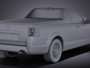 Holden VF Commodore Ute 2014 vray 3D Model