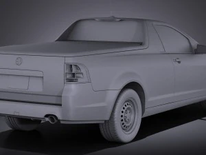 Holden VF Commodore Ute 2014 vray 3D Model