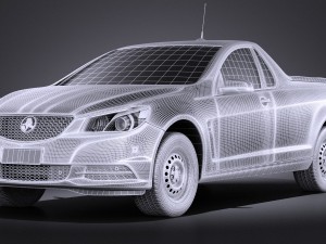 Holden VF Commodore Ute 2014 vray 3D Model