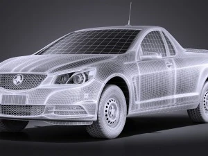 Holden VF Commodore Ute 2014 vray 3D Model