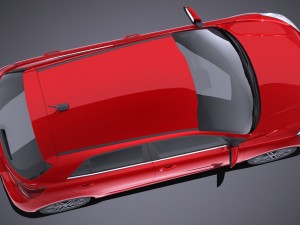 Kia Rio 2017 3D 模型
