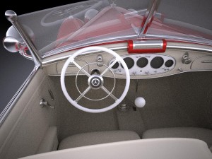 Mercedes-Benz 540K 1936 Modelo 3D