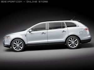 Lincoln MKT SUV Modello 3D