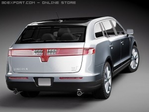 Lincoln MKT SUV Modello 3D