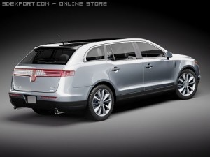 Lincoln MKT SUV Modello 3D