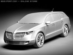 Lincoln MKT SUV Modello 3D