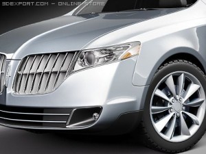 Lincoln MKT SUV Modello 3D