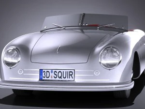 Porsche 356 Number 1 1948 3D Model