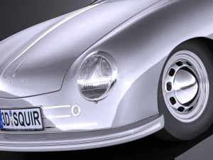Porsche 356 Number 1 1948 3D Model