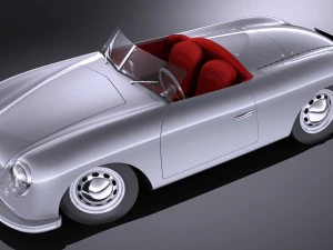 Porsche 356 Number 1 1948 3D Model