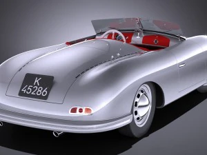 Porsche 356 Number 1 1948 3D Model