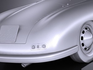 Porsche 356 Number 1 1948 Modelo 3D