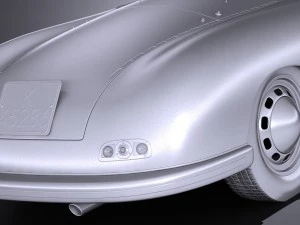 Porsche 356 Number 1 1948 3D Model